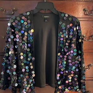 Torrid Sequined Jacket